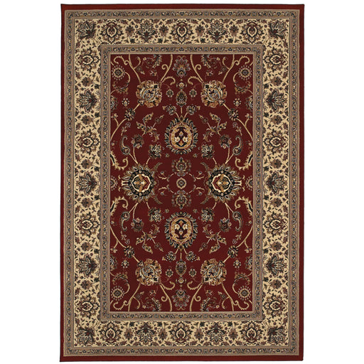 Oriental Weavers Ariana 130/8 Red/ Ivory 12' x 15' Indoor Area Rug A130/8360450ST