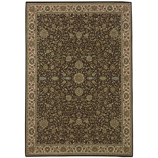 Oriental Weavers Ariana 172D2 Brown/ Ivory 7'10"" x 11' Indoor Area Rug A172D2240330ST