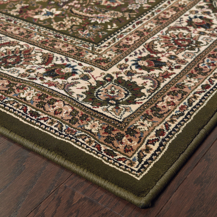 Oriental Weavers Ariana 213G8 Green/ Ivory 10' x 12'7"" Indoor Area Rug A213G8300390ST