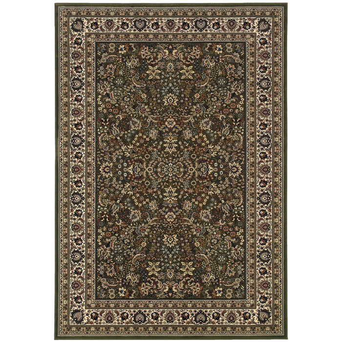 Oriental Weavers Ariana 213G8 Green/ Ivory 7'10"" x 11' Indoor Area Rug A213G8240330ST
