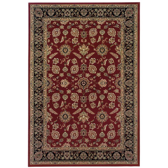 Oriental Weavers Ariana 271C3 Red/ Black 10' x 12'7"" Indoor Area Rug A271C3300390ST