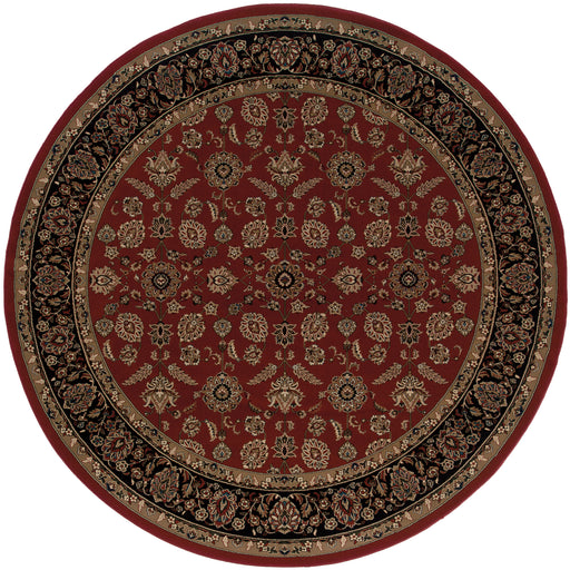 Oriental Weavers Ariana 271C3 Red/ Black 8' Round Indoor Area Rug A271C3240240ST