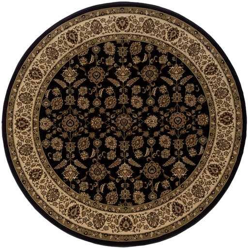 Oriental Weavers Ariana 271D3 Brown/ Ivory 8' Round Indoor Area Rug A271D3240240ST
