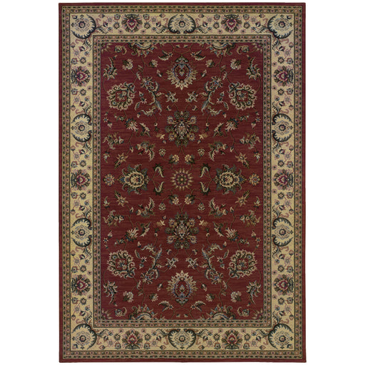 Oriental Weavers Ariana 623V3 Red/ Ivory 10' x 12'7"" Indoor Area Rug A623V3300390ST