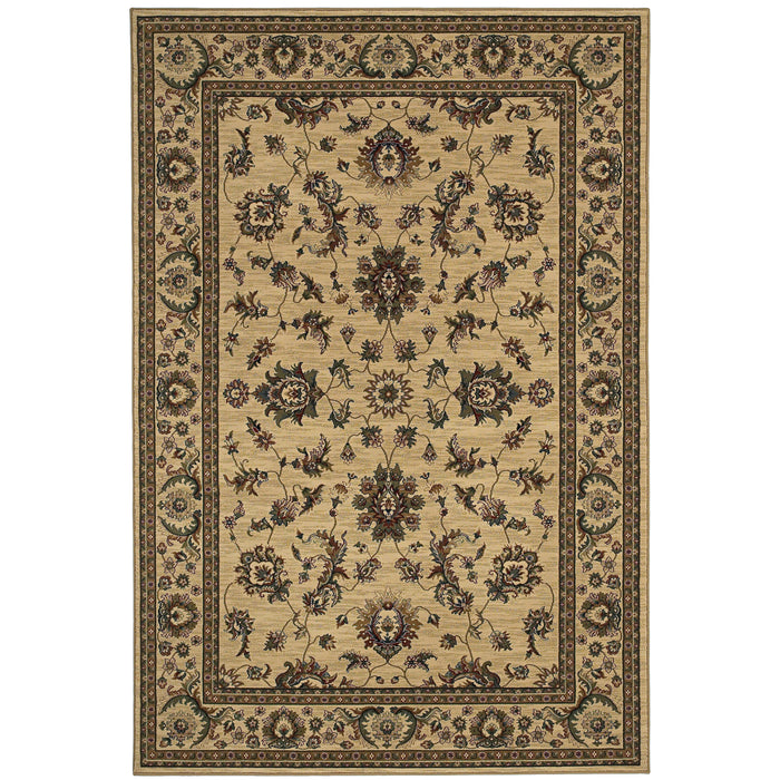 Oriental Weavers Ariana 311I3 Ivory/ Green 7'10"" x 11' Indoor Area Rug A311I3240330ST