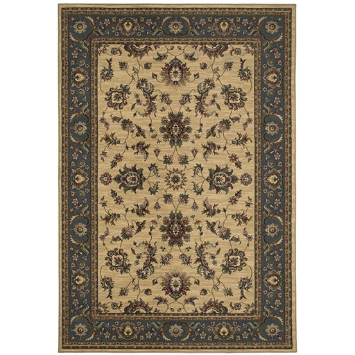 Oriental Weavers Ariana 311Z3 Ivory/ Blue 8' Square Indoor Area Rug A311Z3240240SQ
