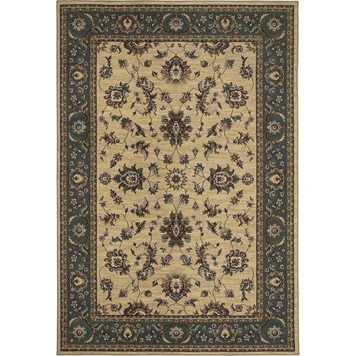 Oriental Weavers Ariana 311Z3 Ivory/ Blue 7'10"" x 11' Indoor Area Rug A311Z3240340ST