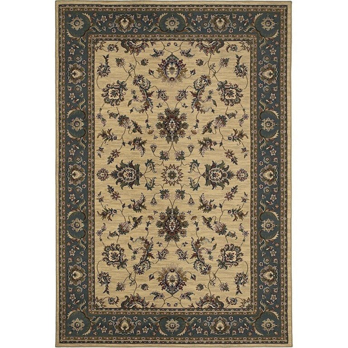 Oriental Weavers Ariana 311Z3 Ivory/ Blue 7'10"" x 11' Indoor Area Rug A311Z3240340ST