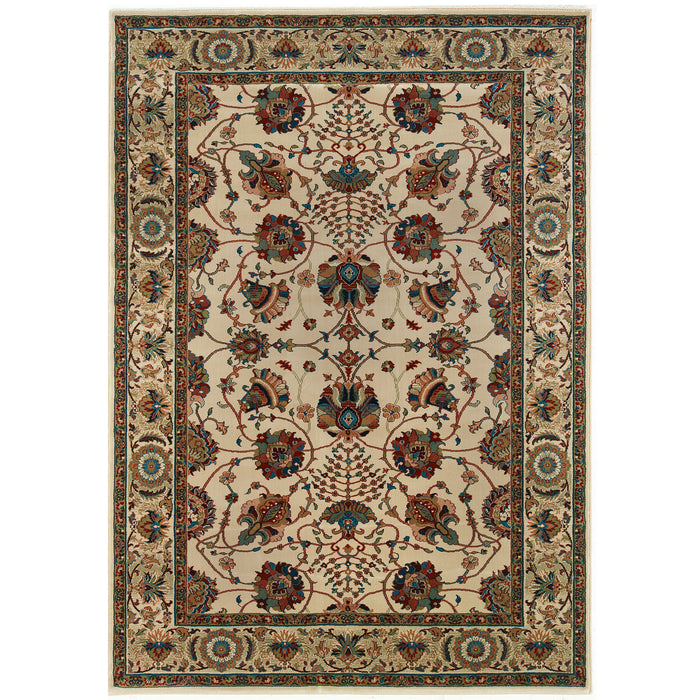 Oriental Weavers Ariana 431O3 Ivory/ Red 7'10"" x 11' Indoor Area Rug A431O3240330ST