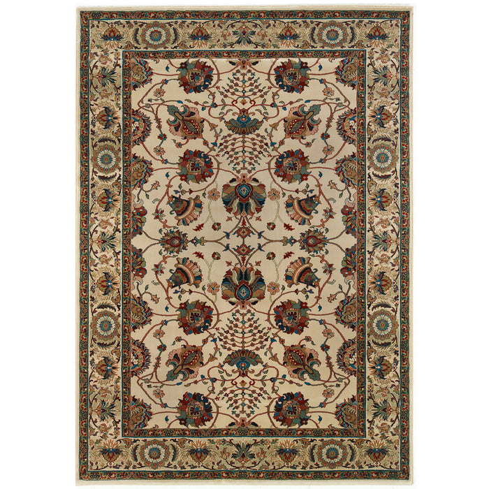 Oriental Weavers Ariana 431O3 Ivory/ Red 6'7"" x 9'6"" Indoor Area Rug A431O3200285ST