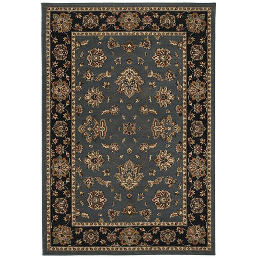 Oriental Weavers Ariana 623H3 Blue/ Black 8' Square Indoor Area Rug A623H3240240SQ