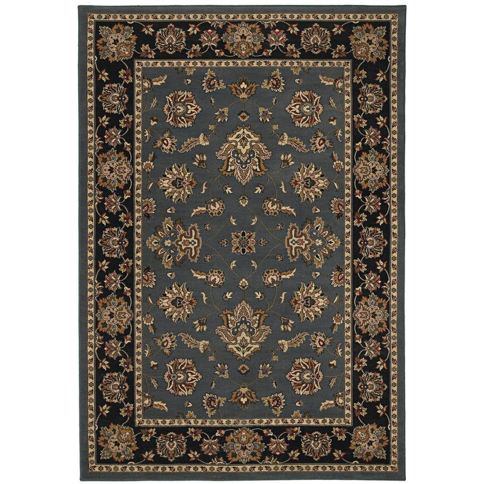 Oriental Weavers Ariana 623H3 Blue/ Black 12' x 15' Indoor Area Rug A623H3360450ST