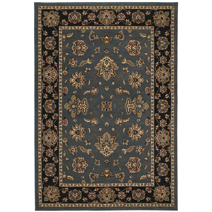 Oriental Weavers Ariana 623H3 Blue/ Black 6'7"" x 9'6"" Indoor Area Rug A623H3200285ST