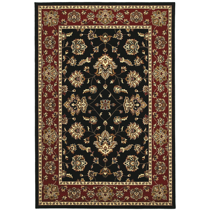 Oriental Weavers Ariana 623M3 Black/ Red 12' x 15' Indoor Area Rug A623M3360450ST