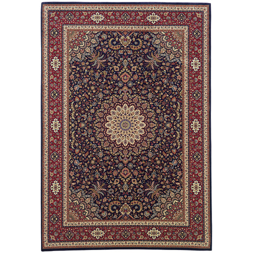 Oriental Weavers Ariana 095B3 Blue/ Red 6'7"" x 9'6"" Indoor Area Rug A095B3200285ST