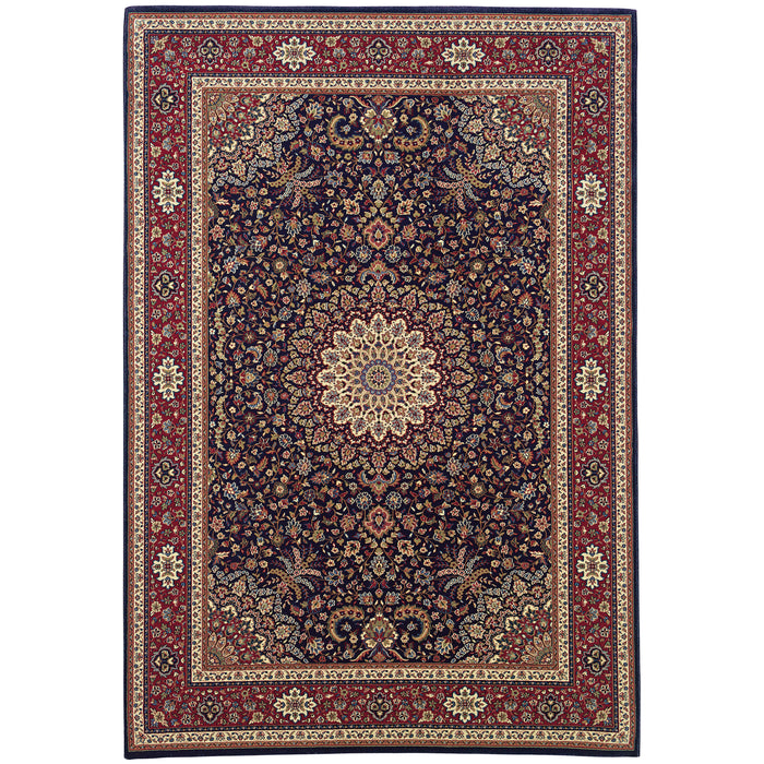 Oriental Weavers Ariana 095B3 Blue/ Red 6'7"" x 9'6"" Indoor Area Rug A095B3200285ST
