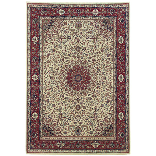 Oriental Weavers Ariana 095J3 Ivory/ Red 8' Square Indoor Area Rug A095J3240240SQ