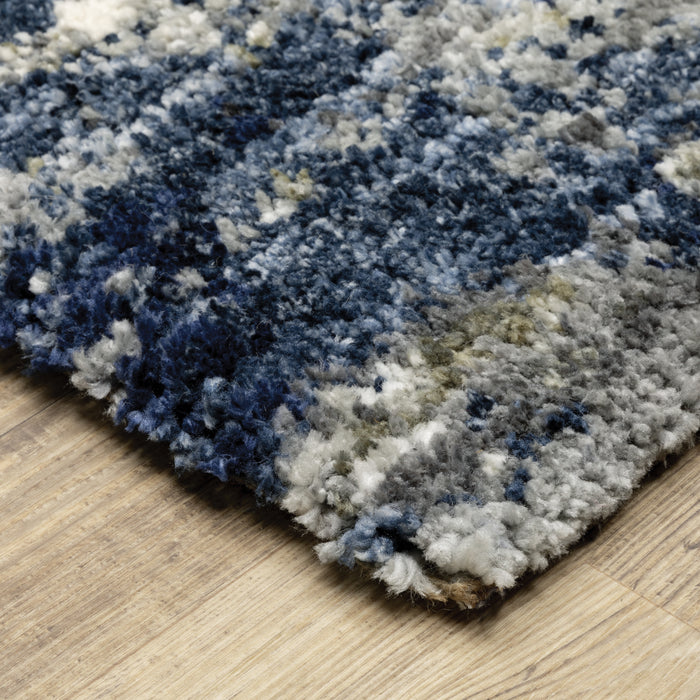 Oriental Weavers Aspen 2061L Grey/ Blue 9'10"" x 12'10"" Indoor Area Rug A2061L300390ST