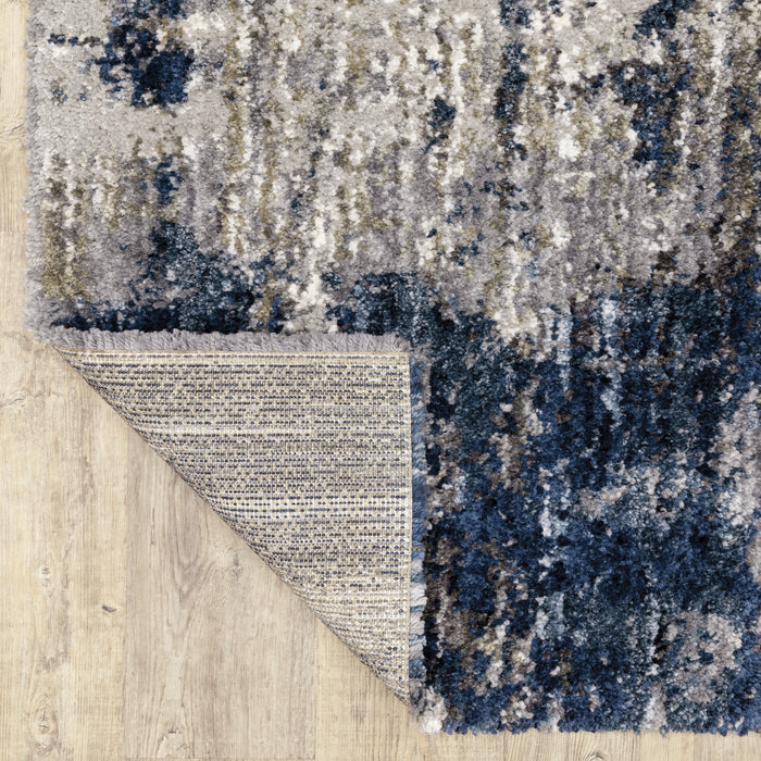 Oriental Weavers Aspen 2061L Grey/ Blue 9'10"" x 12'10"" Indoor Area Rug A2061L300390ST