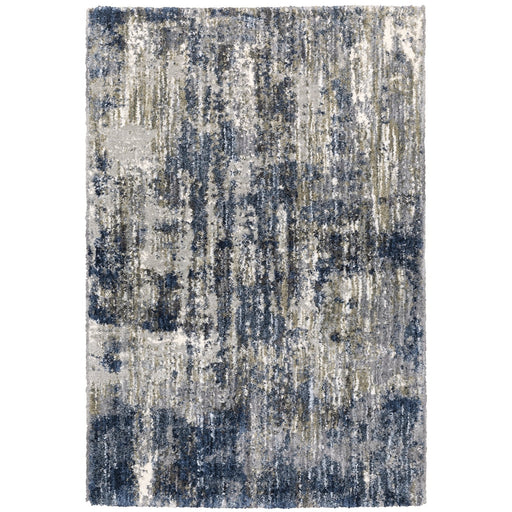 Oriental Weavers Aspen 2061L Grey/ Blue 7'10"" x 10'10"" Indoor Area Rug A2061L240330ST
