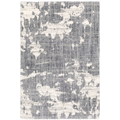 Oriental Weavers Aspen 003H9 Grey/ Ivory 9'10"" x 12'10"" Indoor Area Rug A003H9300390ST