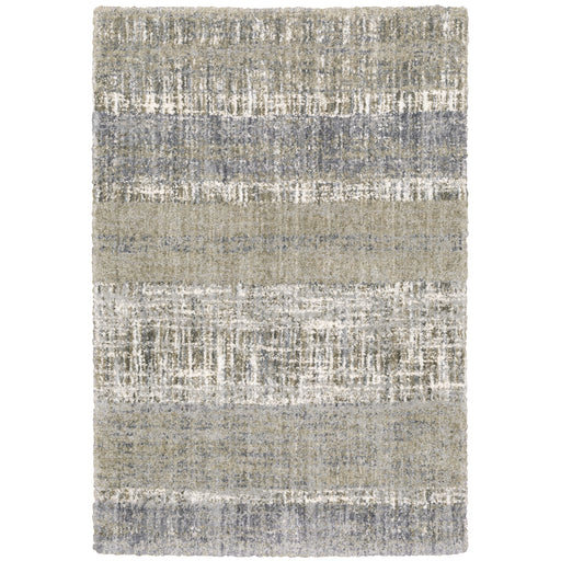 Oriental Weavers Aspen 530J9 Grey/ Ivory 6'7"" x 9'6"" Indoor Area Rug A530J9200290ST
