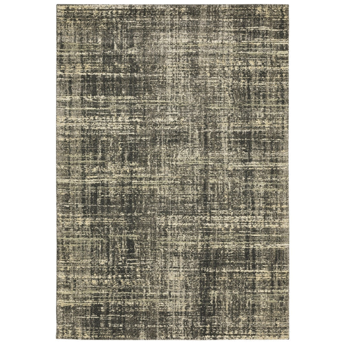 Oriental Weavers Astor 2541M Charcoal/ Beige 7'10"" x 10'10"" Indoor Area Rug A2541M240330ST