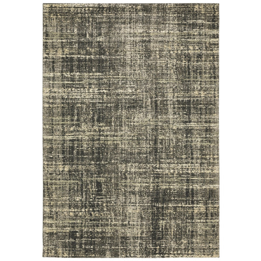 Oriental Weavers Astor 2541M Charcoal/ Beige 9'10"" x 12'10"" Indoor Area Rug A2541M300390ST
