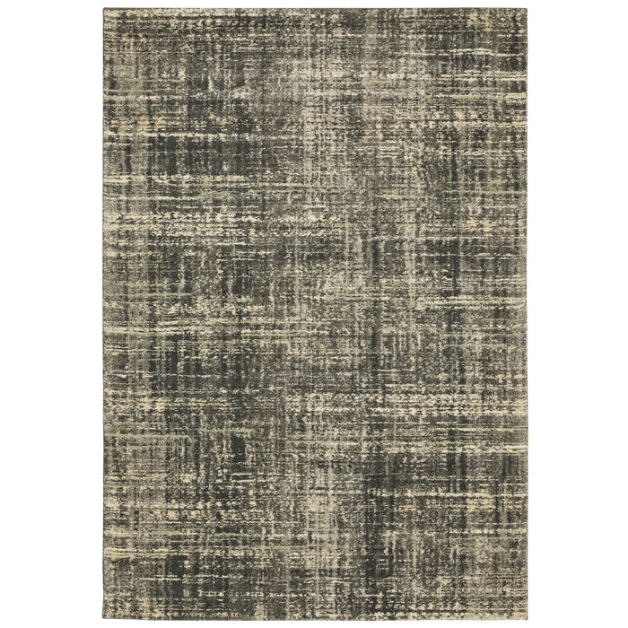 Oriental Weavers Astor 2541M Charcoal/ Beige 6'7"" x 9'6"" Indoor Area Rug A2541M200290ST