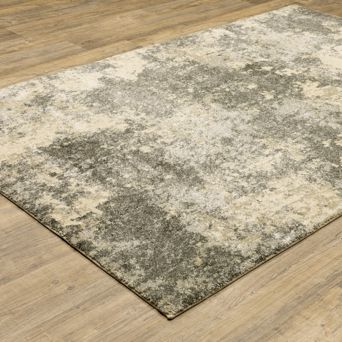 Oriental Weavers Astor 7150D Grey/ Beige 6'7"" x 9'6"" Indoor Area Rug A7150D200290ST