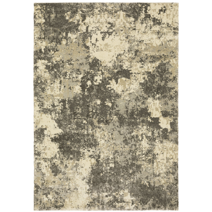 Oriental Weavers Astor 7150D Grey/ Beige 7'10"" x 10'10"" Indoor Area Rug A7150D240330ST