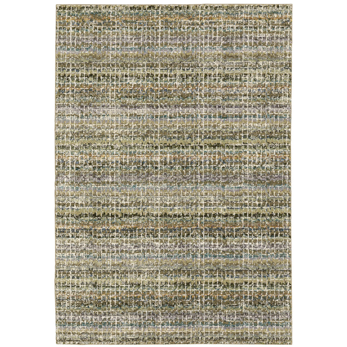 Oriental Weavers Atlas 747A0 Green/ Multi 8'6"" x 11'7"" Indoor Area Rug A747A0260370ST