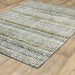 Oriental Weavers Atlas 747B0 Blue/ Green 8'6"" x 11'7"" Indoor Area Rug A747B0260370ST