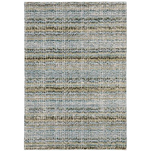 Oriental Weavers Atlas 747B0 Blue/ Green 10' x 13'2"" Indoor Area Rug A747B0305400ST