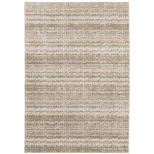 Oriental Weavers Atlas 747E0 Ivory/ Grey 6'7"" x 9'6"" Indoor Area Rug A747E0200300ST