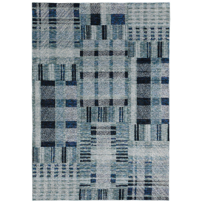 Oriental Weavers Atlas 752B0 Blue 8'6"" x 11'7"" Indoor Area Rug A752B0260370ST