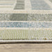 Oriental Weavers Atlas 752E0 Blue/ Green 10' x 13'2"" Indoor Area Rug A752E0305400ST