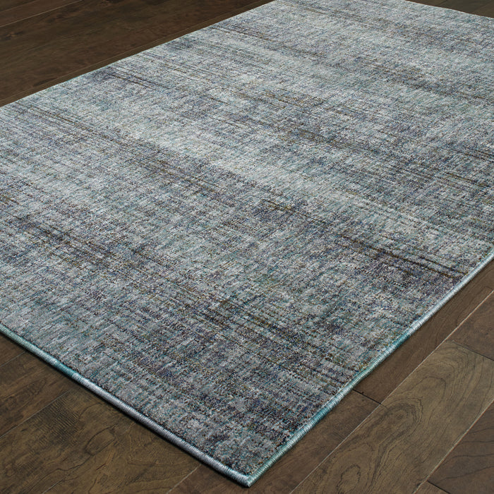 Oriental Weavers Atlas 8033J Blue/ Grey 8'6"" x 11'7"" Indoor Area Rug A8033J260370ST
