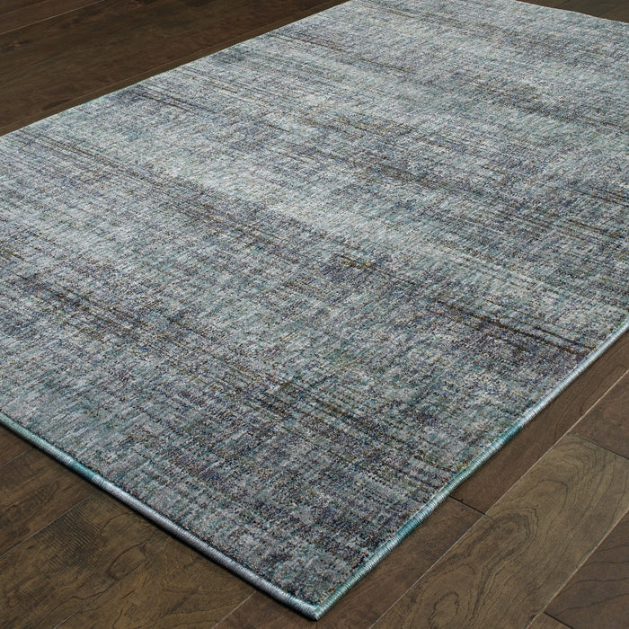 Oriental Weavers Atlas 8033J Blue/ Grey 10' x 13'2"" Indoor Area Rug A8033J305400ST