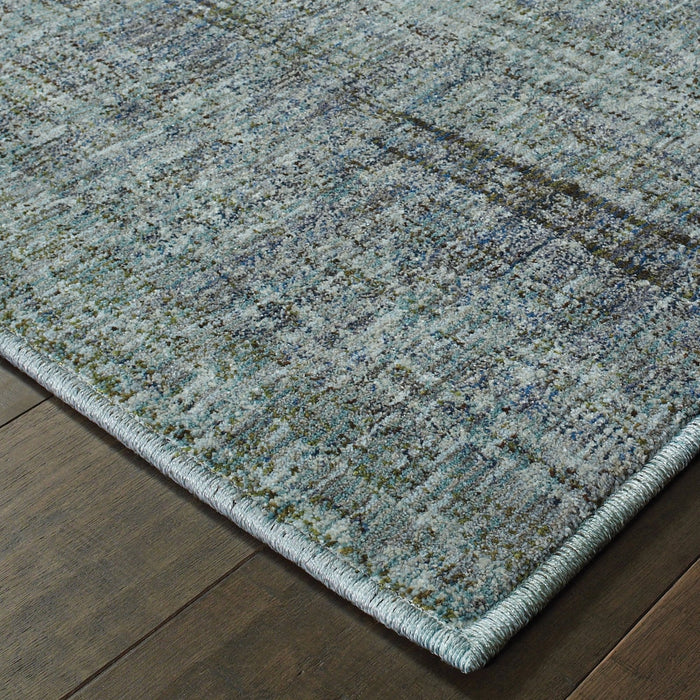 Oriental Weavers Atlas 8033J Blue/ Grey 10' x 13'2"" Indoor Area Rug A8033J305400ST