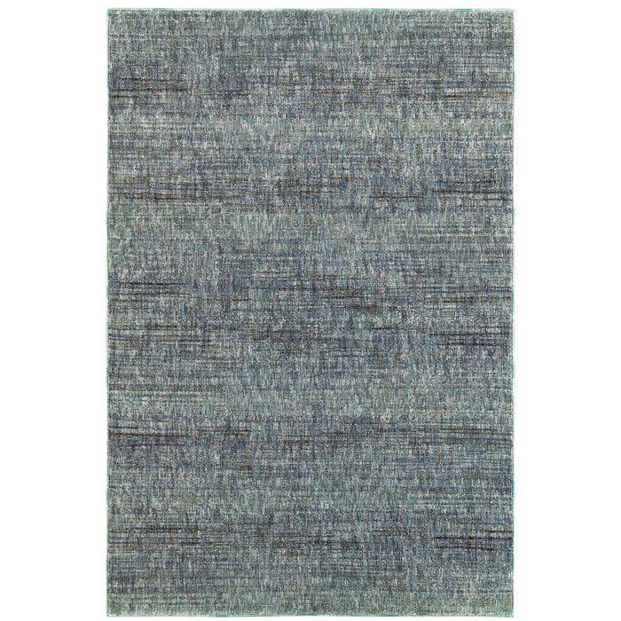 Oriental Weavers Atlas 8033J Blue/ Grey 8'6"" x 11'7"" Indoor Area Rug A8033J260370ST