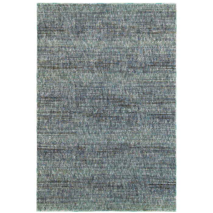 Oriental Weavers Atlas 8033J Blue/ Grey 7'10"" x 10'10"" Indoor Area Rug A8033J240343ST