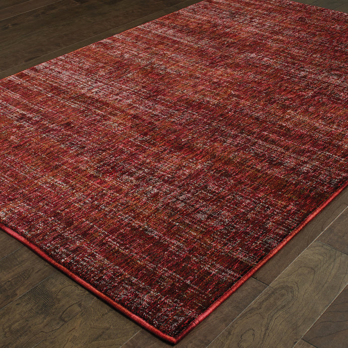 Oriental Weavers Atlas 8033K Red/ Rust 8'6"" x 11'7"" Indoor Area Rug A8033K260370ST