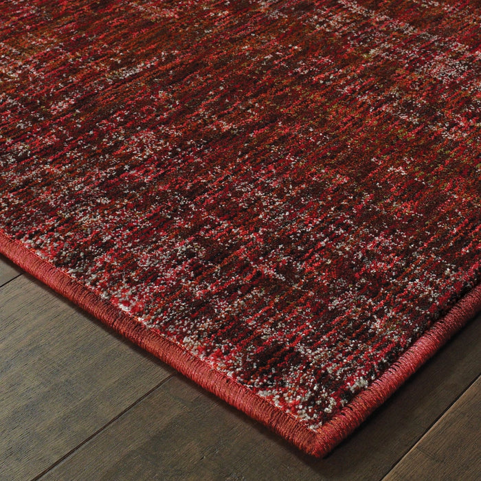 Oriental Weavers Atlas 8033K Red/ Rust 6'7"" x 9'6"" Indoor Area Rug A8033K200300ST