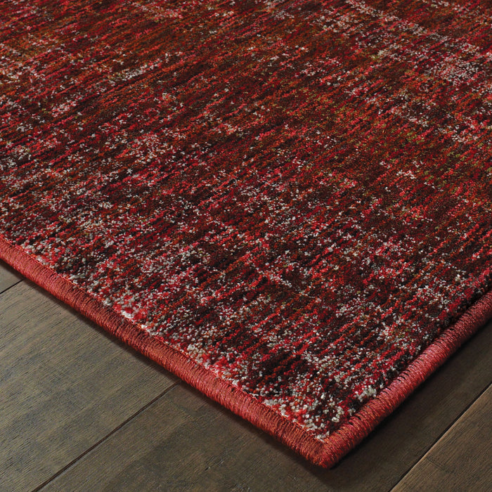 Oriental Weavers Atlas 8033K Red/ Rust 8'6"" x 11'7"" Indoor Area Rug A8033K260370ST