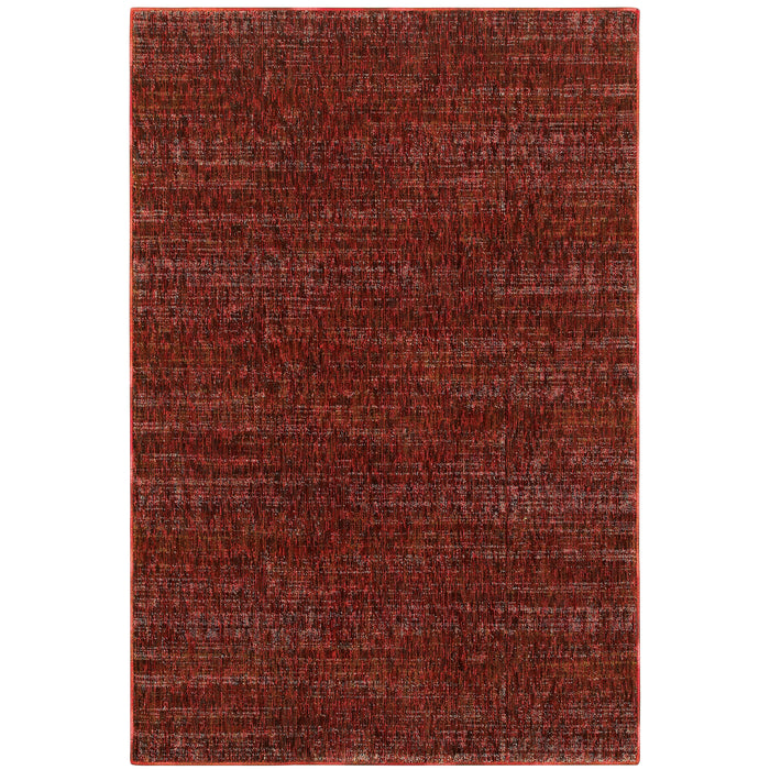 Oriental Weavers Atlas 8033K Red/ Rust 8'6"" x 11'7"" Indoor Area Rug A8033K260370ST