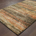 Oriental Weavers Atlas 8037C Gold/ Charcoal 8'6"" x 11'7"" Indoor Area Rug A8037C260370ST