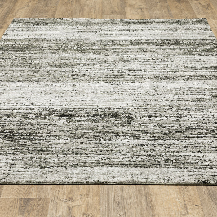 Oriental Weavers Atlas 8037G Ash/ Charcoal 10' x 13'2"" Indoor Area Rug A8037G305400ST