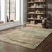 Oriental Weavers Atlas 8037J Gold/ Green 8'6"" x 11'7"" Indoor Area Rug A8037J260370ST