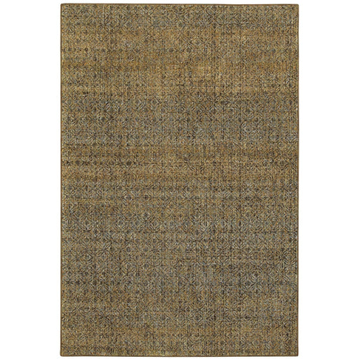 Oriental Weavers Atlas 8048P Green/ Gold 10' x 13'2"" Indoor Area Rug A8048P305400ST